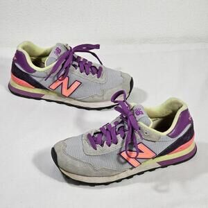 New Balance 515 Classic Women's Size 8 Running Shoes Gray Purple WL515MNF